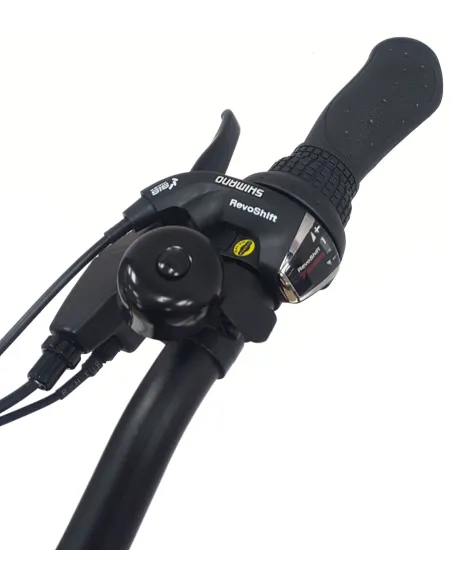 Elektryczny Rower Składany Fatbike 20 Stal Tarcze Revo Światła 7-biegów