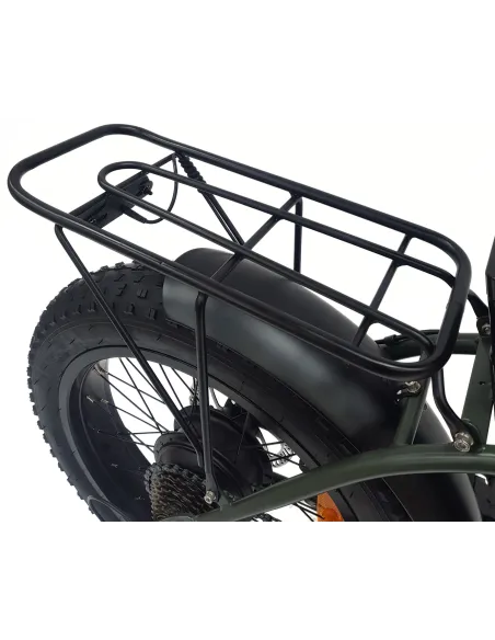 Elektryczny Rower Składany Fatbike 20 Stal Tarcze Revo Światła 7-biegów