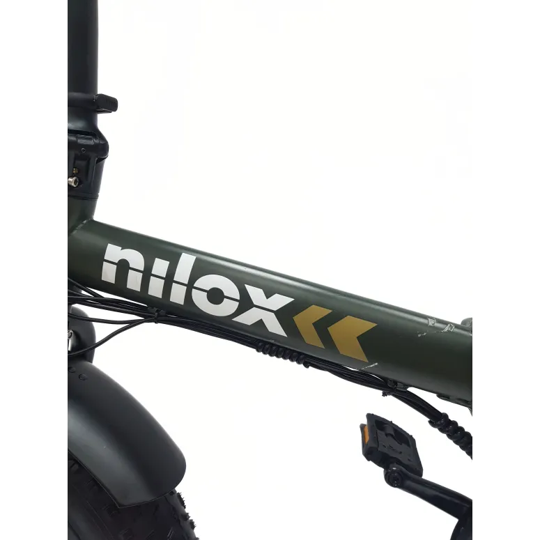 Elektryczny Rower Składany Fatbike 20 Stal Tarcze Revo Światła 7-biegów