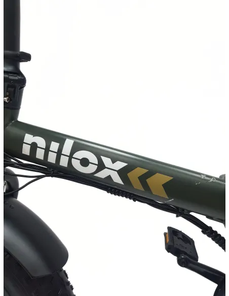 Elektryczny Rower Składany Fatbike 20 Stal Tarcze Revo Światła 7-biegów