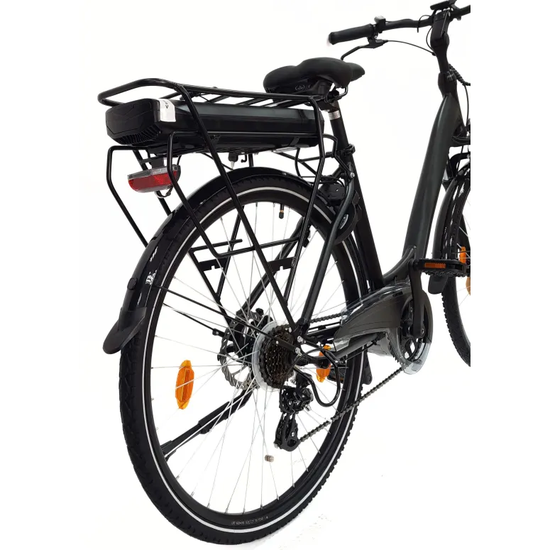 Elektryczny Rower Miejski 28 Alu Revo ALtus 7-biegów Wspomaganie Światła