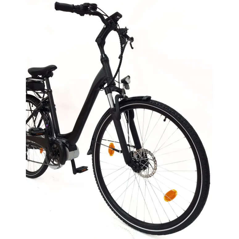 Elektryczny Rower Miejski 28 Alu Revo ALtus 7-biegów Wspomaganie Światła