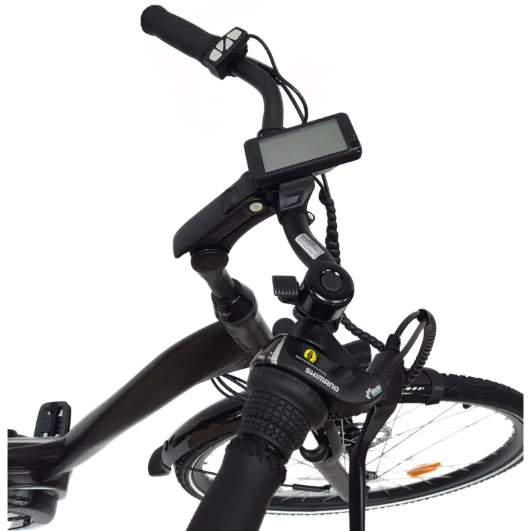 Elektryczny Rower Miejski 28 Alu Revo ALtus 7-biegów Wspomaganie Światła