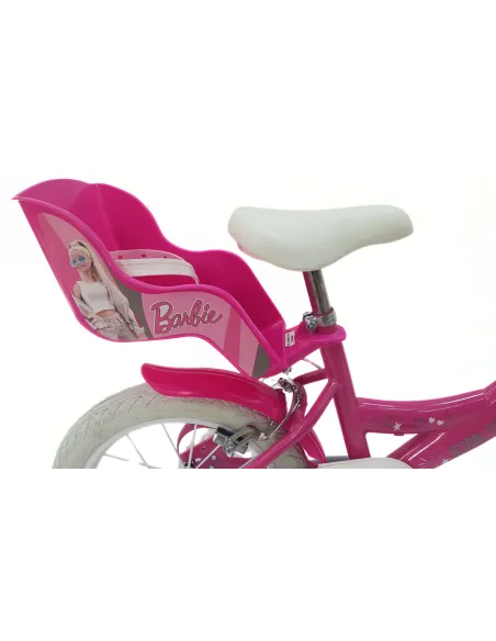 Rower Dziecięcy 14 Dziewczęcy Stal Kółka Boczne Dzwonek Bagażnik Na Lalki