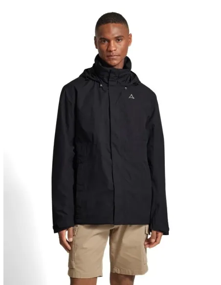 Kurtka Męska Schöffel Easy M4 Wodoszczelna Z Kapturem Czarna VENTURI r. 54