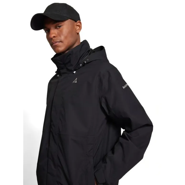 Kurtka Męska Schöffel Easy M4 Wodoszczelna Z Kapturem Czarna VENTURI r. 54