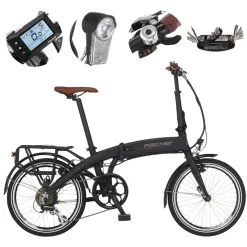Elektryczny Rower Składany 20 Alu Cyngle Acera Wspomaganie Bagażnik Światła