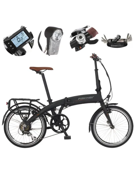 Elektryczny Rower Składany 20 Alu Cyngle Acera Wspomaganie Bagażnik Światła