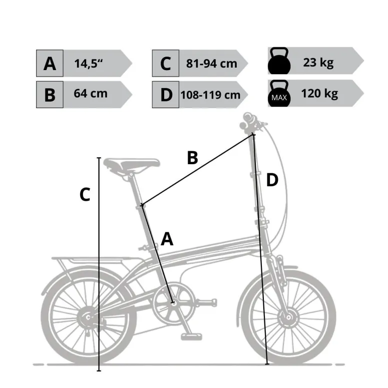 Elektryczny Rower Składany 20 ALU Męski Damski Miejski Bagaż Składak Tarcze