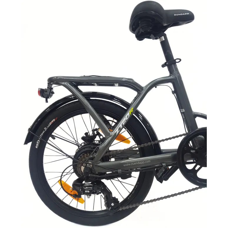 Elektryczny Rower Składany 20 ALU Męski Damski Miejski Bagaż Składak Tarcze