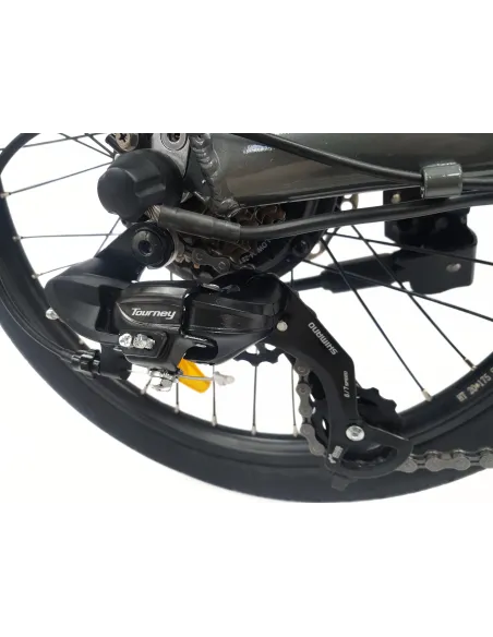 Elektryczny Rower Składany 20 ALU Męski Damski Miejski Bagaż Składak Tarcze