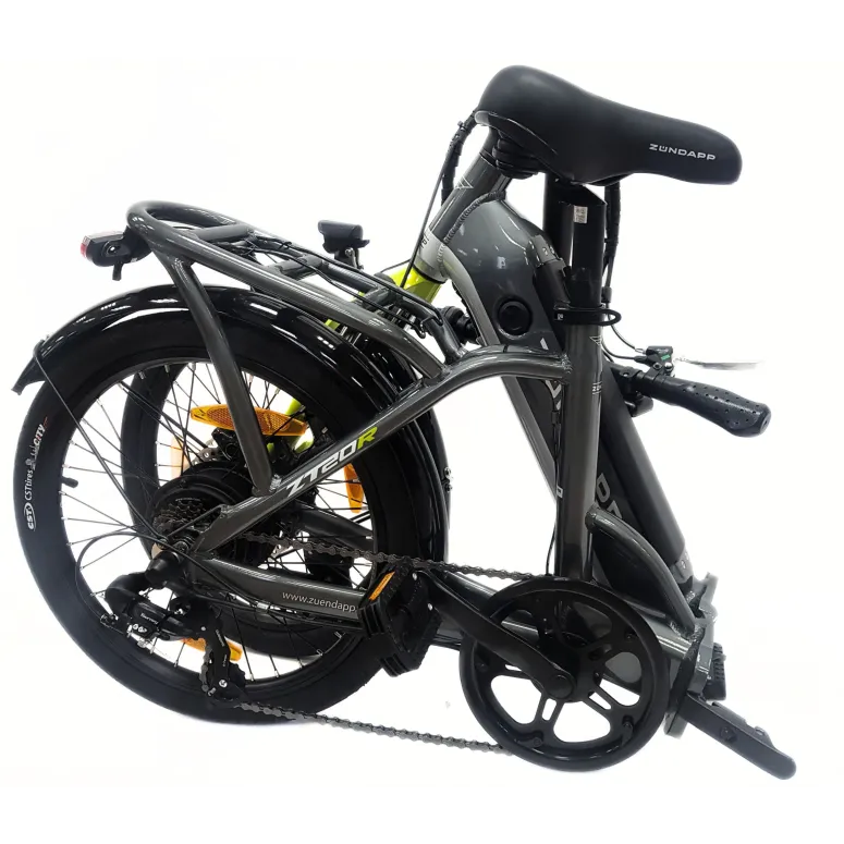 Elektryczny Rower Składany 20 ALU Męski Damski Miejski Bagaż Składak Tarcze