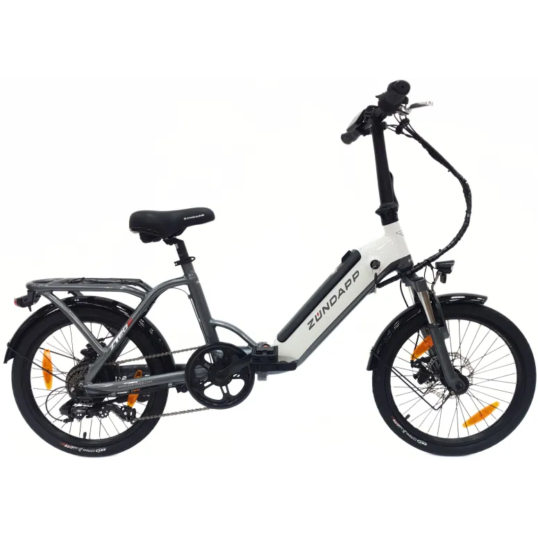 Elektryczny Rower Składany 20 ALU Męski Damski Miejski Bagaż Tarcze Składak