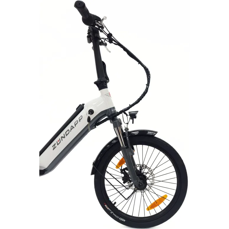 Elektryczny Rower Składany 20 ALU Męski Damski Miejski Bagaż Tarcze Składak