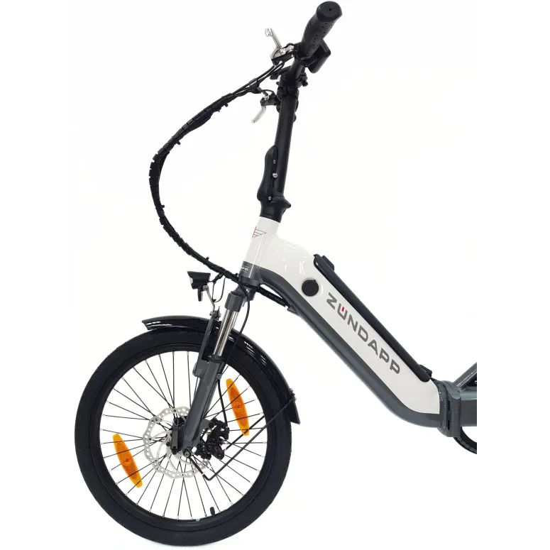 Elektryczny Rower Składany 20 ALU Męski Damski Miejski Bagaż Tarcze Składak