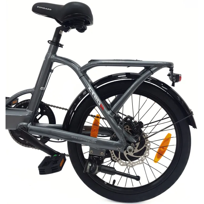 Elektryczny Rower Składany 20 ALU Męski Damski Miejski Bagaż Tarcze Składak