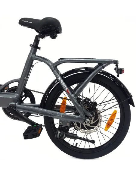 Elektryczny Rower Składany 20 ALU Męski Damski Miejski Bagaż Tarcze Składak