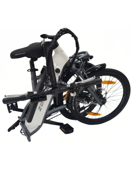 Elektryczny Rower Składany 20 ALU Męski Damski Miejski Bagaż Tarcze Składak