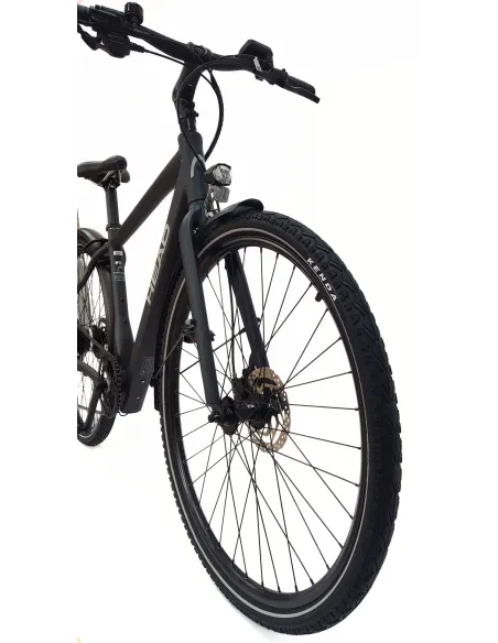 Rower Elektryczny Męski Trekkingowy 28 HEAD 250W Bafang Hydraulika Lekki