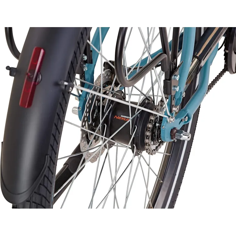 Rower Miejski Damski Męski 28 Alu Hydraulika 7-biegów Dynamo Światła Stopka