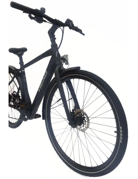 Elektryczny Rower Trekkingowy HEAD 28 Alu Hydraulika Cyngle 250W Światła