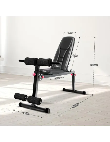 Ławka Treningowa Ultrasport TR-5 Pro Regulowana Składana 18-pozycji 195kg