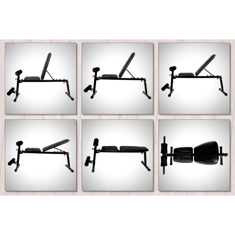 Ławka Treningowa Ultrasport TR-5 Pro Regulowana Składana 18-pozycji 195kg