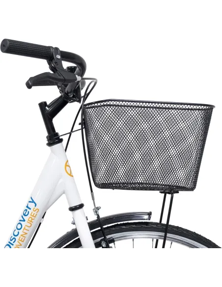 Rower Miejski Damski 26 Błotniki Dzwonek Bagażnik Koszyk Oświetlenie Stopka