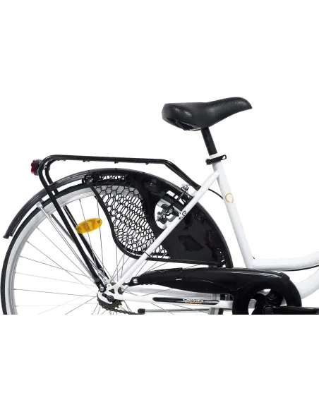 Rower Miejski Damski 26 Błotniki Dzwonek Bagażnik Koszyk Oświetlenie Stopka