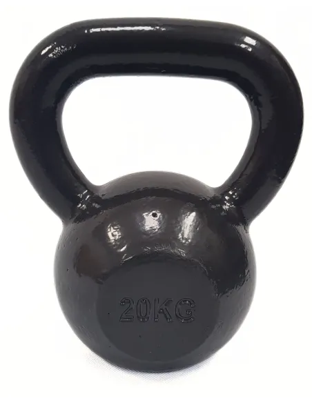 Kettlebell Żeliwny 20kg Amazon Basics Czarny Odważnik Hantel Kula Kettle