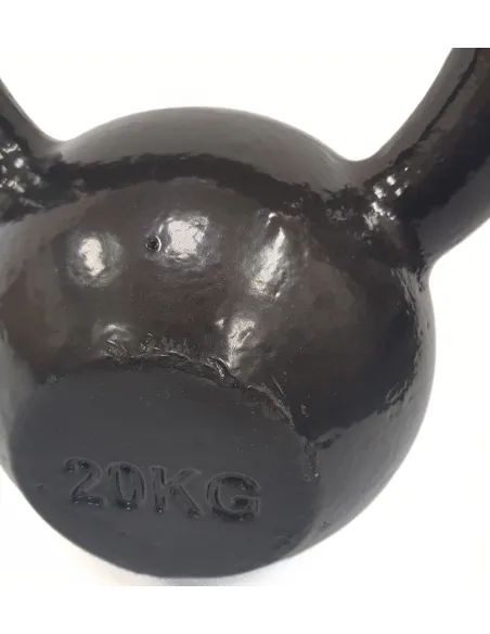Kettlebell Żeliwny 20kg Amazon Basics Czarny Odważnik Hantel Kula Kettle