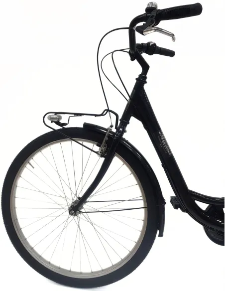 Rower Miejski Damski 26 Stal Retro Bagażnik Oświetlenie Dzwonek Revoshift