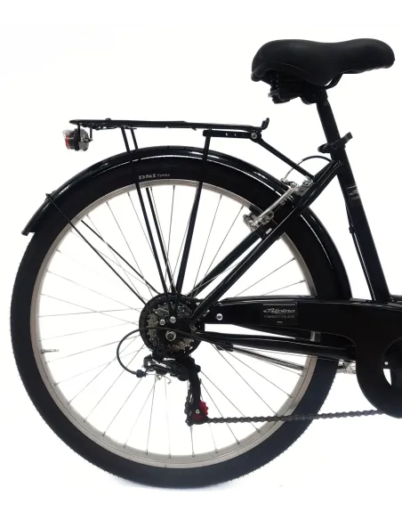 Rower Miejski Damski 26 Stal Retro Bagażnik Oświetlenie Dzwonek Revoshift