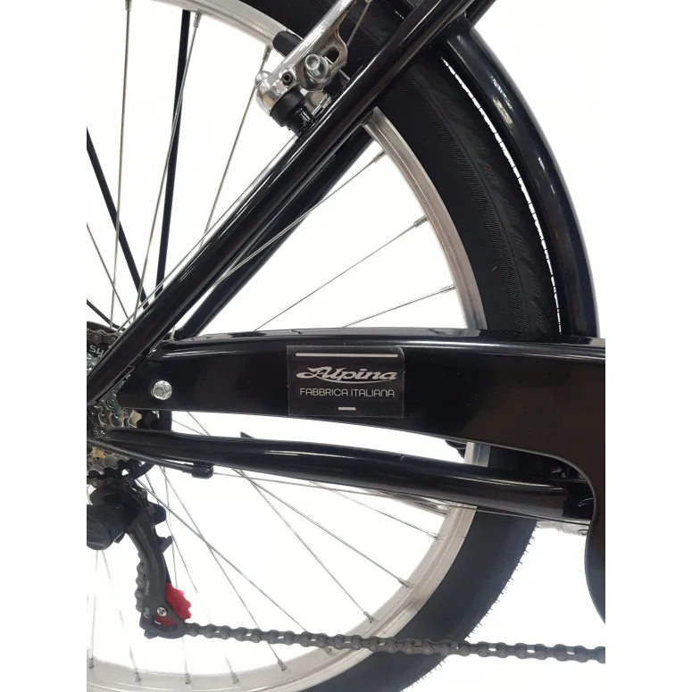 Rower Miejski Damski 26 Stal Retro Bagażnik Oświetlenie Dzwonek Revoshift