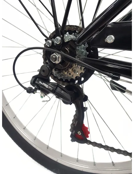 Rower Miejski Damski 26 Stal Retro Bagażnik Oświetlenie Dzwonek Revoshift