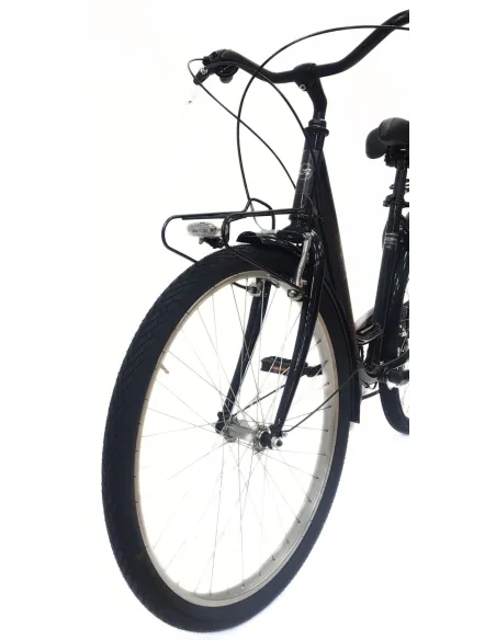 Rower Miejski Damski 26 Stal Retro Bagażnik Oświetlenie Dzwonek Revoshift