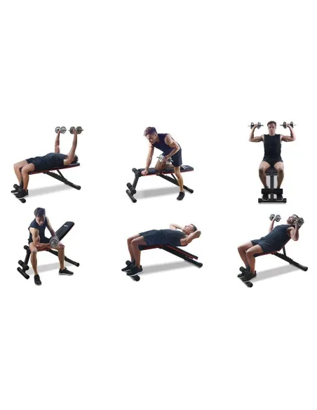 Ławka Treningowa Pasyou Do Cwiczeń Regulowana Składana Wielofunkcyjna 227kg