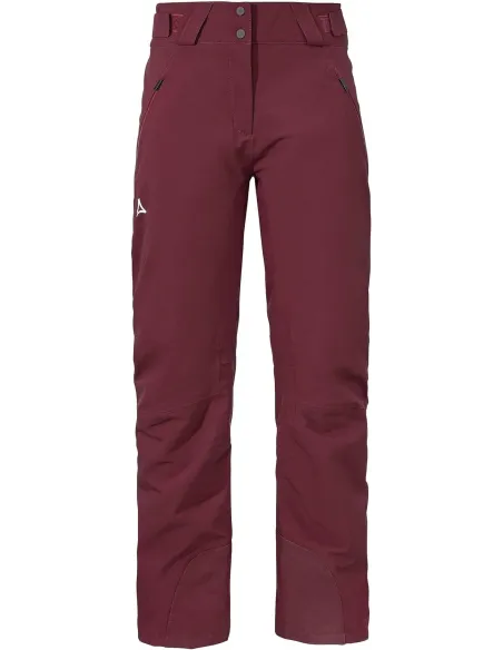 Spodnie Narciarskie Damskie Schöffel Weissach Bordowe Wodoodporne r. XL/44