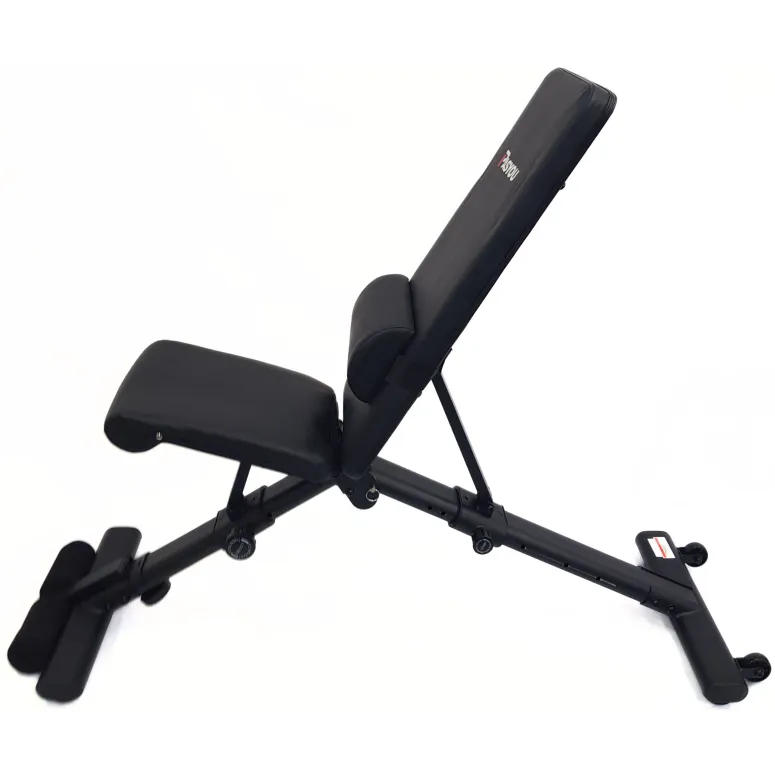 Ławka Treningowa Do Ćwiczeń PASYOU Składana Regulowana Ławeczka 90° 400 kg