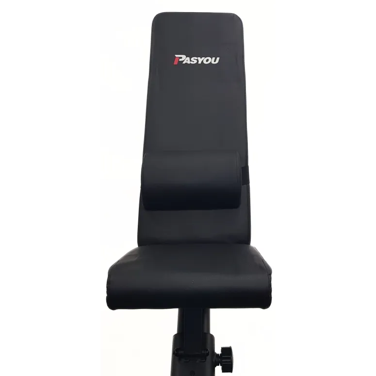 Ławka Treningowa Do Ćwiczeń PASYOU Składana Regulowana Ławeczka 90° 400 kg