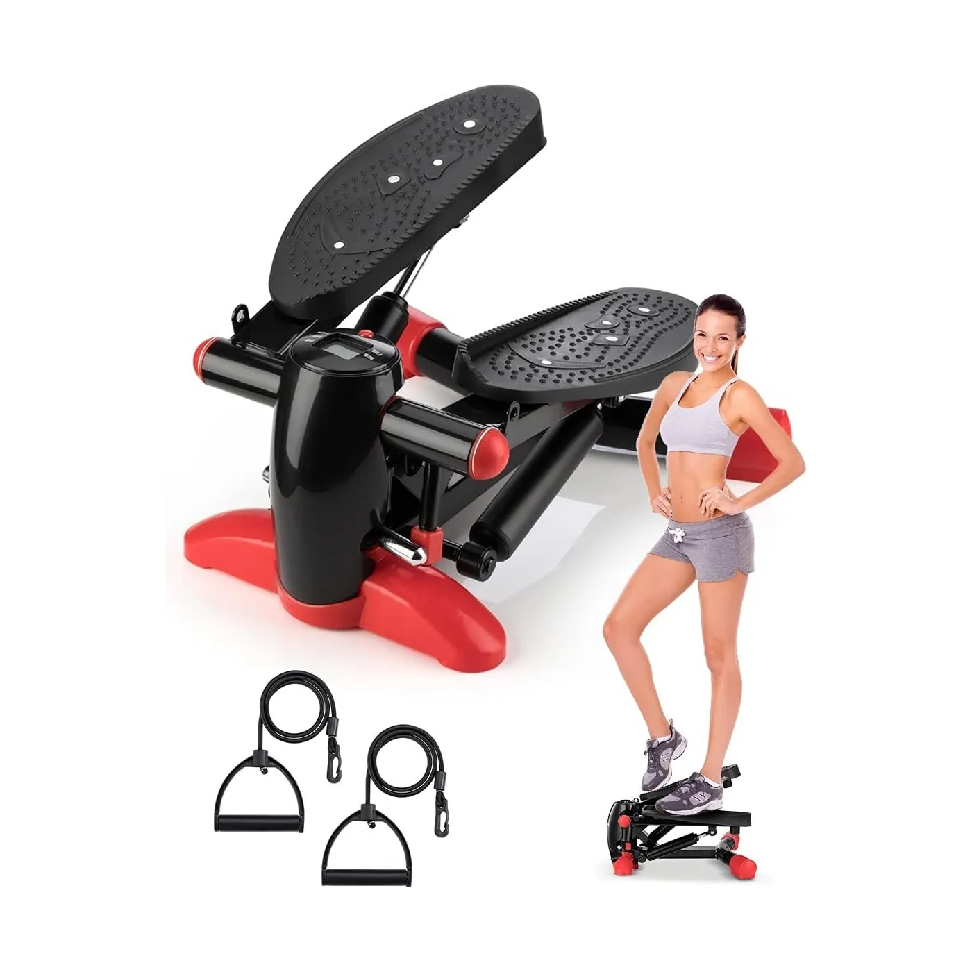 Stepper Fitness Tohoyard Exercise Treningowy Do Ćwiczeń Do Domu LCD Zestaw