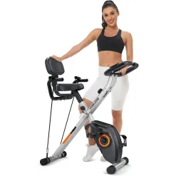 Rowerek Treningowy 3w1 YOSUDA Magnetyczny Stacjonarny 8poziomów oporu 150kg