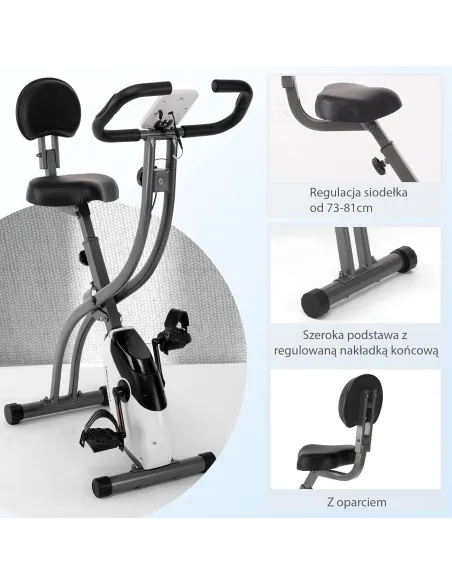 Rowerek Treningowy Ultrasport F-Bike 200b Magnetyczny Stacjonarny Do 110 kg