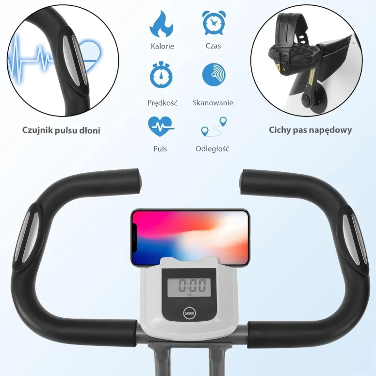 Rowerek Treningowy Ultrasport F-Bike 200b Magnetyczny Stacjonarny Do 110 kg