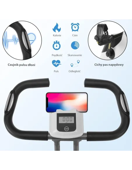 Rowerek Treningowy Ultrasport F-Bike 200b Magnetyczny Stacjonarny Do 110 kg