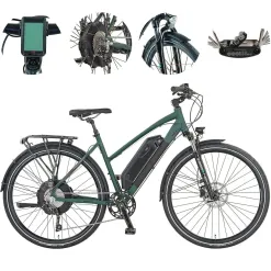 Elektryczny Rower Trekkingowy 28 Alu Deore Hydraulika Wspomaganie Światła