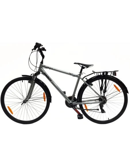 Rower Trekkingowy 28 ALU Uniwersalny Revo Dzwonek Stopka Bagażnik Błotniki