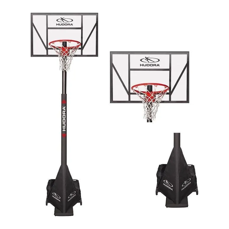 Kosz Do Koszykówki Hudora Competition Pro Ogrodowy Stojący 230-305 cm