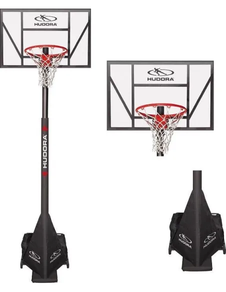 Kosz Do Koszykówki Hudora Competition Pro Ogrodowy Stojący 230-305 cm