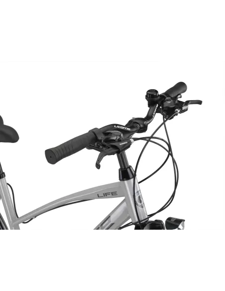 Rower Trekkingowy Damski 28 Stal Bagażnik Światła Dzwonek Błotniki Cyngle